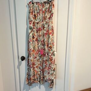 Elan Multicolor Floral Maxi Dress